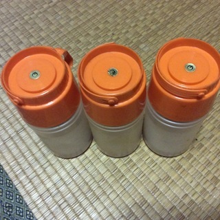 【取引成立】●無料● プラスチック水筒３本セット 昭和レトロ 差...