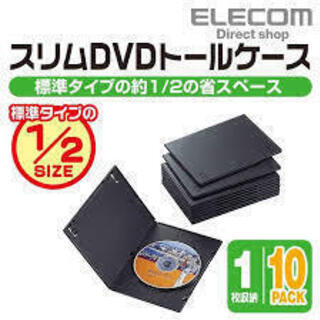 エレコム　CD/DVD ROM 空ケースとDVDーR