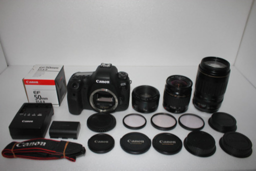 Canon EOS 6D Mark II 標準\u0026望遠\u0026単焦点トリプルレンズセット