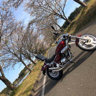 原付アメリカン！HONDA 赤いマグナ50