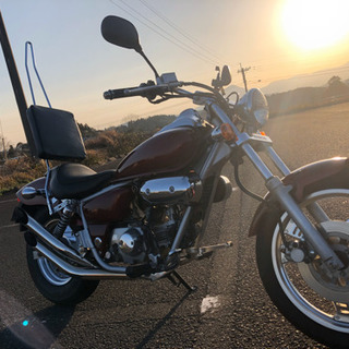 原付アメリカン！HONDA 赤いマグナ50