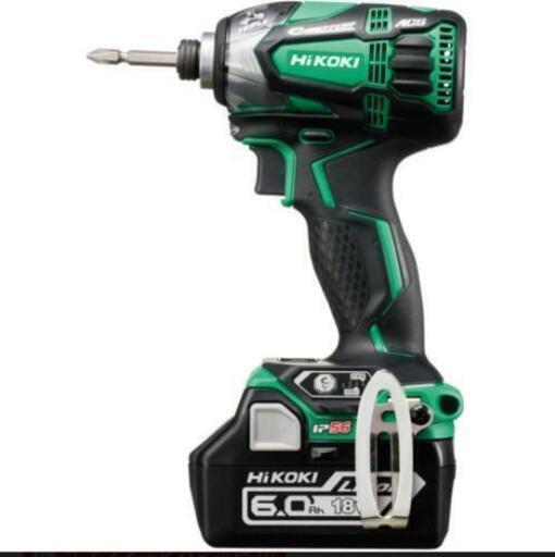 決定済【HiKOKI 工機ホールディングス】18Vコードレスインパクトドライバ　WH18DDL2(2LYPK)(L)　アグレッシブグリーン