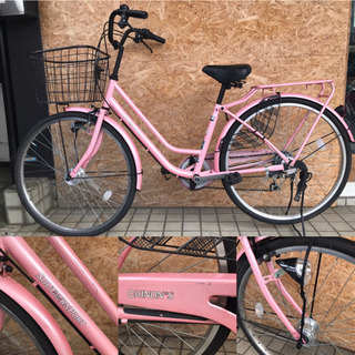 CHINON''S SOUTHERNPORT 6速 オートライト付きシティサイクル 26インチ