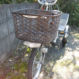 2019年6月購入/試乗のみ／Panasonic/電動アシスト三輪自転車/ビビライフ/BE-ELR832