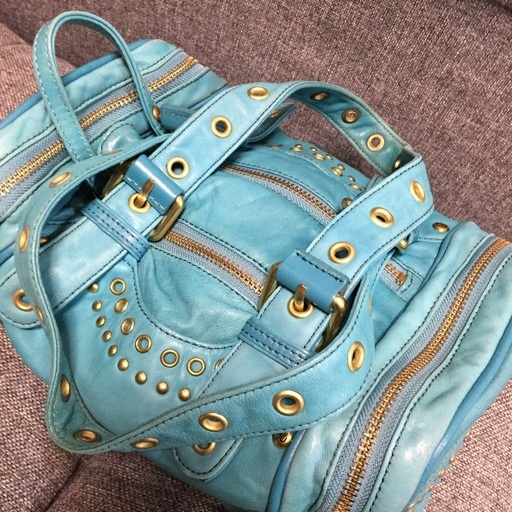 JIMMY CHOO/スターエンボス ミニ2wayショルダーバッグ》Aランク