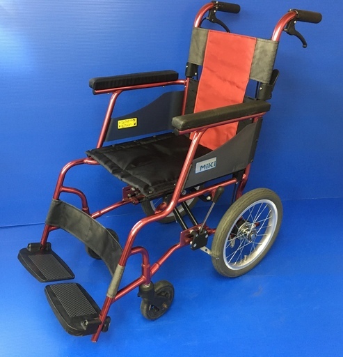 【売約済】介助式車いす 標準型 軽量コンパクトタイプ　キャリカル PMS-2R Miki
