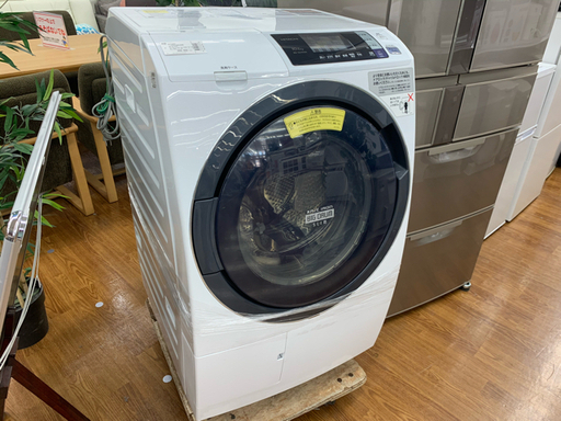 【安心の1年間保証】2017年製　HITACHI（日立）ドラム式洗濯乾燥機