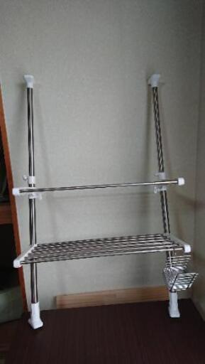 値下げ キッチン 等 突っ張り棚 2段 ニトリ 製 さつき 栃木の家具の中古あげます 譲ります ジモティーで不用品の処分