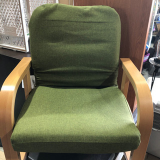 グリーン◆リクライニング付き座椅子