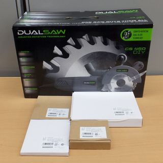 その他 デュアルソー ダブルカッター CS450 電気ノコギリ 電動工具 丸 