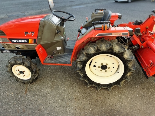 ヤンマー トラクター F-7 4WD 17馬力 477時間 深浅回動ロータリー パワステ ハイグリップターン 自動水平 ヤンマー トラクター F-7 4WD 17馬力 477時間 深浅回動ロータリー