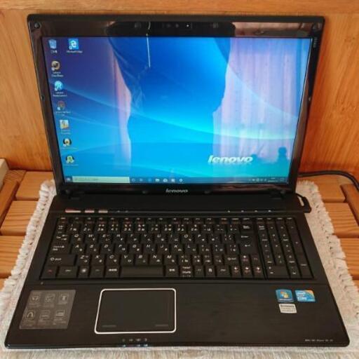 Lenovo G560(06792AJ) /Win10/Core i5-520M/RAM4GB/HDD320GB/15.6型LED/有線・無線LAN/DVDスーパーマルチドライブ