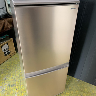 冷蔵庫 SHARP 2019年 一人暮らし 単身 2ドア 137L SJ-D14E-N シャープ
