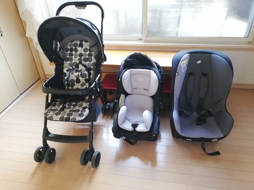 新生児から使えるベビーカー＆チャイルドシートセット