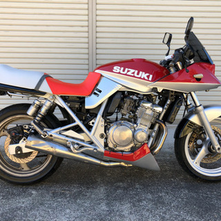 車検不用の刀❗️ SUZUKI GSX250S 刀　赤&銀　オー...