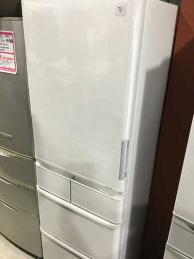 SHARP 424L 5ドア　両開きノンフロン 冷凍冷蔵庫　SJ-PW42Y-S 2013年　自動製氷不可