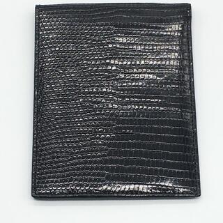【美品】イタリア製　革財布 リザード革