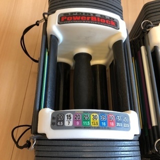 可変式ダンベル　パワーブロック　22.5キロ２個