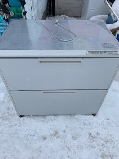 MITSUBISHI 引き出し2段式冷凍庫　205リッター　中古　本日限りの大特価