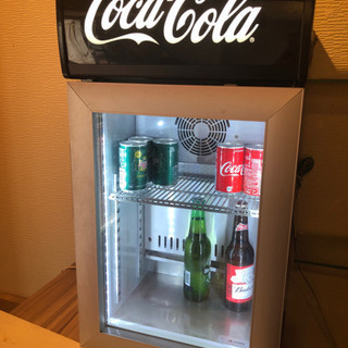 注文 非売品コカコーラ冷蔵庫 Coca-Cola 冷蔵庫 LED照明付き 非売品