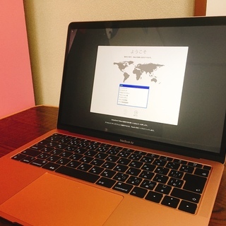 最新 MacbookAir13.3 ゴールド2019 128GB