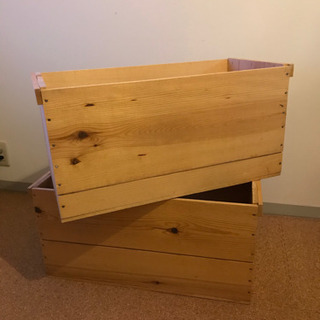 【今月中引取！】木製収納BOX 木箱
