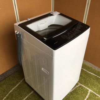 ☆まとめて値引き☆MAXZEN☆ガラスパネル☆スタイリッシュ洗濯機☆高年