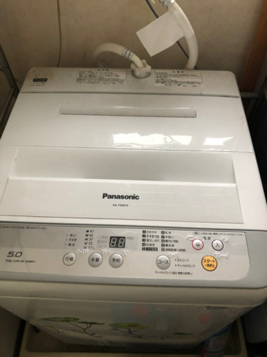 パナソニック洗濯機　5キロ　美品