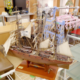 大迫力！ イギリス帆船 模型 CUTTY SARK カティーサー...