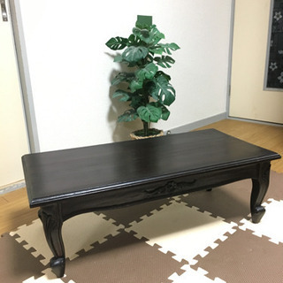 アジアン家具 バリ 猫足彫刻 ローテーブル