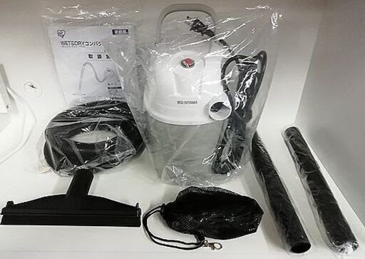 【リサイクルショップスターズ城西店】火山灰掃除に！！　2019年製　IRIS OHYAMA　アイリスオーヤマ　WET\u0026DRY　ウェット　アンド　ドライ　コンパクトクリーナー