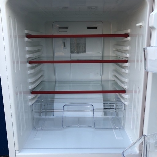 【配送無料】人気のレッドカラー 110L 冷蔵庫 MR-P1100