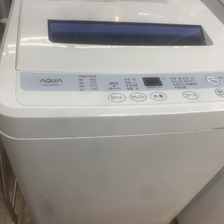 洗濯機 AQUA 全自動洗濯機 AQW-S60A 6.0kg 2012年製