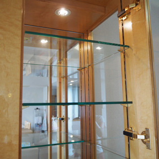 大塚家具　高級バーズアイメープル 食器棚