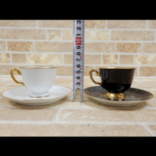 皇室御用達☆大倉陶園 ☆デミタスカップ 2客