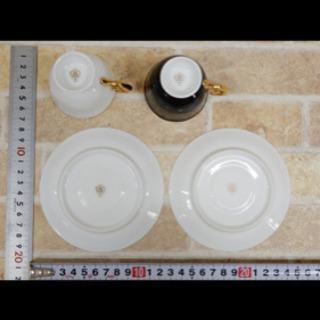 皇室御用達☆大倉陶園 ☆デミタスカップ 2客