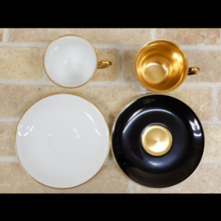 皇室御用達☆大倉陶園 ☆デミタスカップ 2客