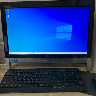 デスクトップパソコン 富士通 1TB windows 10 中古