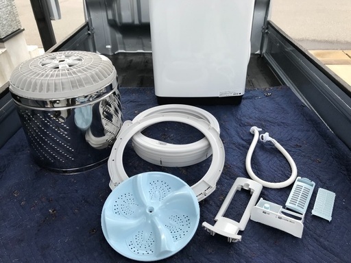 取引中高年式2018年製ハイセンス全自動洗濯機5.5キロ美品。千葉県内