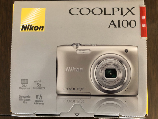ランキング第1位 【新品・格安】COOLPIX デジカメ シルバー デジタルカメラ A100 カメラ