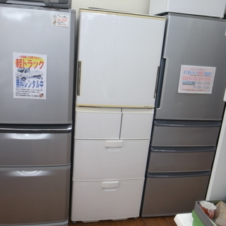 シャープ 380L 冷蔵庫SJ-KW38R 2008年製【モノ市場東浦店】 - キッチン家電