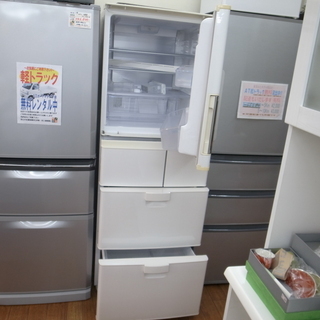 シャープ 380L 冷蔵庫SJ-KW38R 2008年製【モノ市場東浦店】 - キッチン家電