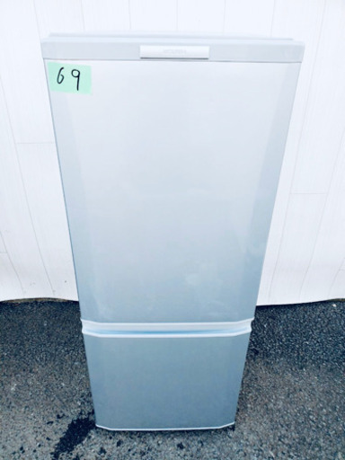 69番 MITSUBISHI✨ ノンフロン冷凍冷蔵庫❄️ SJ-14Y-S‼️