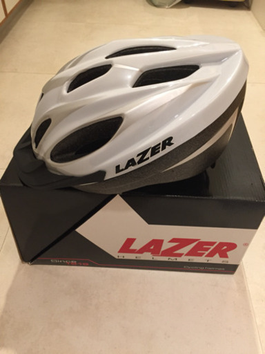 値下げ】未使用。自転車用ヘルメット LAZER COMPACT sport CE、取りに 