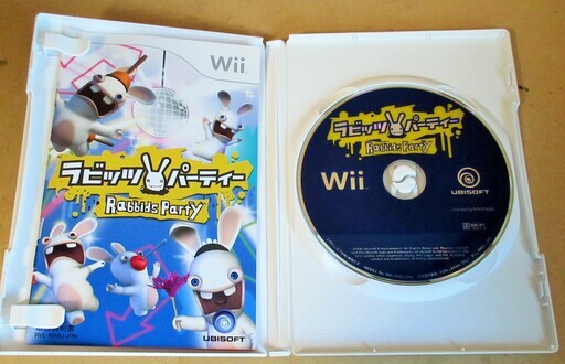 Wii Rabbids Party ラビッツ パーティー ちょっとシュールでキモカワイイラビッツ大暴走 ロボコン 港南台のテレビゲーム Wii の中古あげます 譲ります ジモティーで不用品の処分