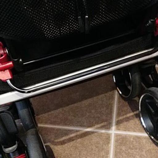 Aprica オプティア レッド 傘掛け・レインカバー付き レインカバー