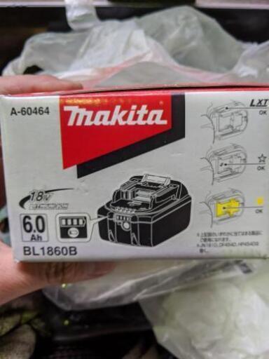 新品★マキタ18V　6.0ah バッテリー　makita