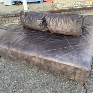 超オススメ！美品 イタリア製 高級本革 レザー LOT´S モジュール式ソファー デザイン Zeno Nugari 幅1750×奥行1200×座面高さ360㎜ コンテンポラリー 中古 セレブブランド家具 超高級！