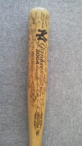 ニューヨークヤンキース 2004年記念バット 松井秀喜