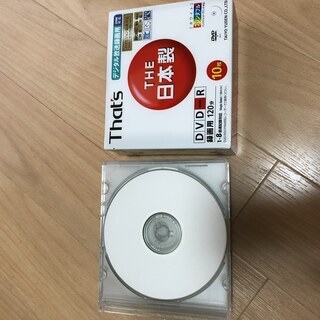 That's DVD-R とTDK CD-R 各１０枚　新品